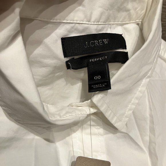 J.Crew Perfect White Shirt - NWT - Picture 3 of 4